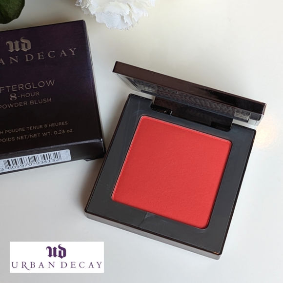 NEW Urban Decay Afterglow 8-Hour Powder Blush BANG -bright red-orange NIB W/box - Picture 7 of 11